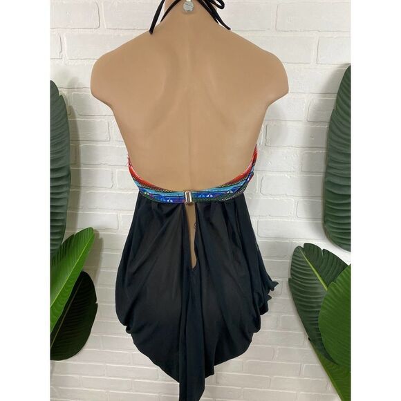 Unique black mesh tankini - Picture 6 of 10